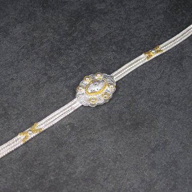 Vintage Western Concho Bracelet by Circle Y | 7.5” Cowgirl Jewelry | Rodeo Bracelet | New Old Stock