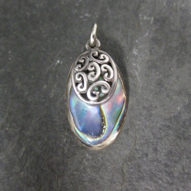 Small Sterling Abalone Pendant