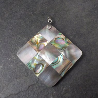 Vintage Abalone Shell Pendant