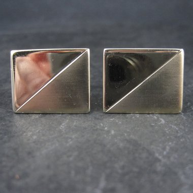 Estate Gold Tone Cufflinks