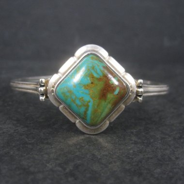 Southwestern Barse Sterling Turquoise Cuff Bracelet 7 Inches