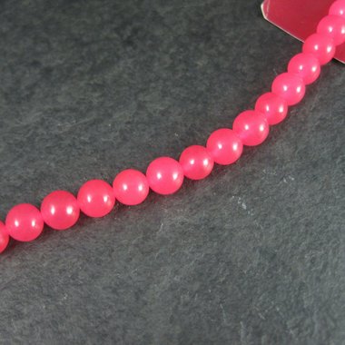 Pink Quartzite 6mm Round Bead Strand