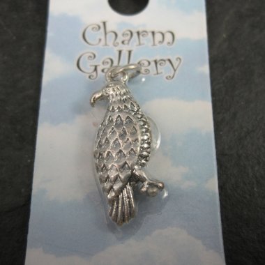 Silver Plated Eagle Charm