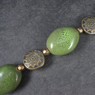 Cousin Designs by Me Green Ceramic Bead Strand