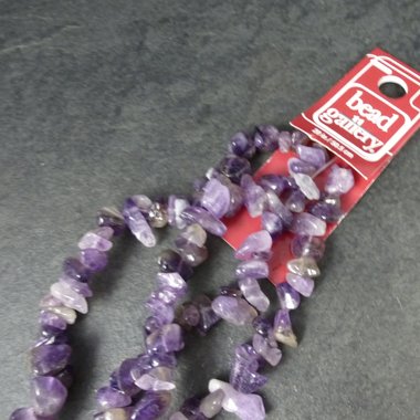 Amethyst Chip Bead Strand 20 Inches Bead Gallery