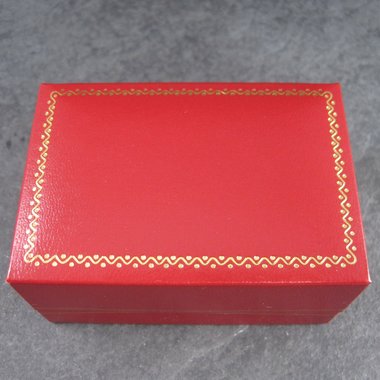 Red Vintage Double Wedding Engagement Ring Box