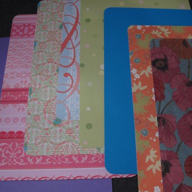 Destash Scrap Pack Photo Mats Lot of 50