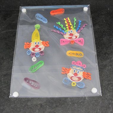 Provo Craft Quilled Clown Stickers Stand Outs Discontinued