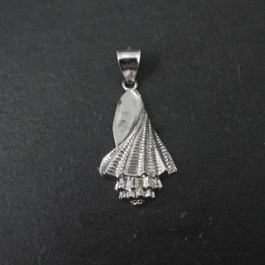 Sterling Silver Seashell Whelk Pendant