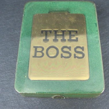 Vintage The Boss Money Clip Brass RUSS