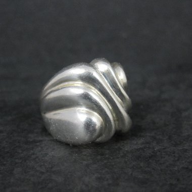 Mod Vintage Sterling Silver Ring Size 9 ESPO