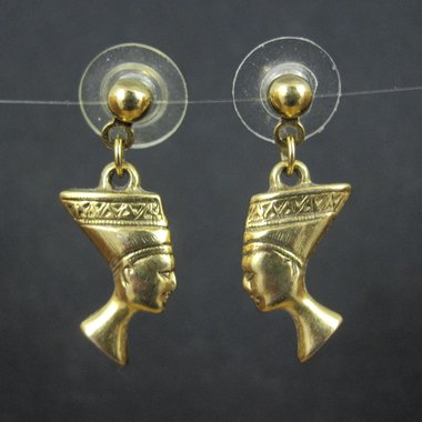 Vintage Nefertiti Earrings