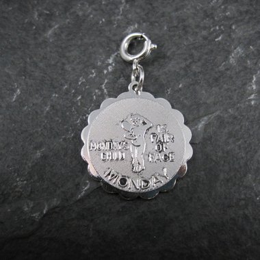 1976 Mondays Child Charm Sarah Coventry