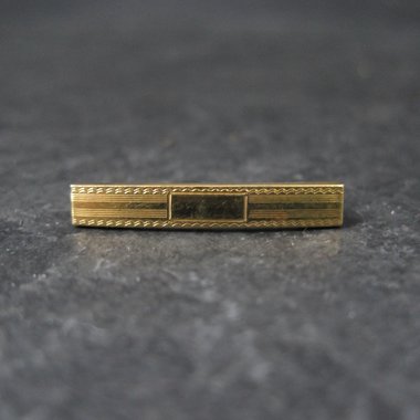 Tiny 1940s 10K Bar Pin Hayward NOS