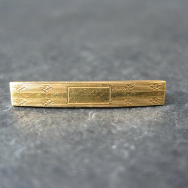 Tiny 1940s 10K Bar Pin Hayward NOS